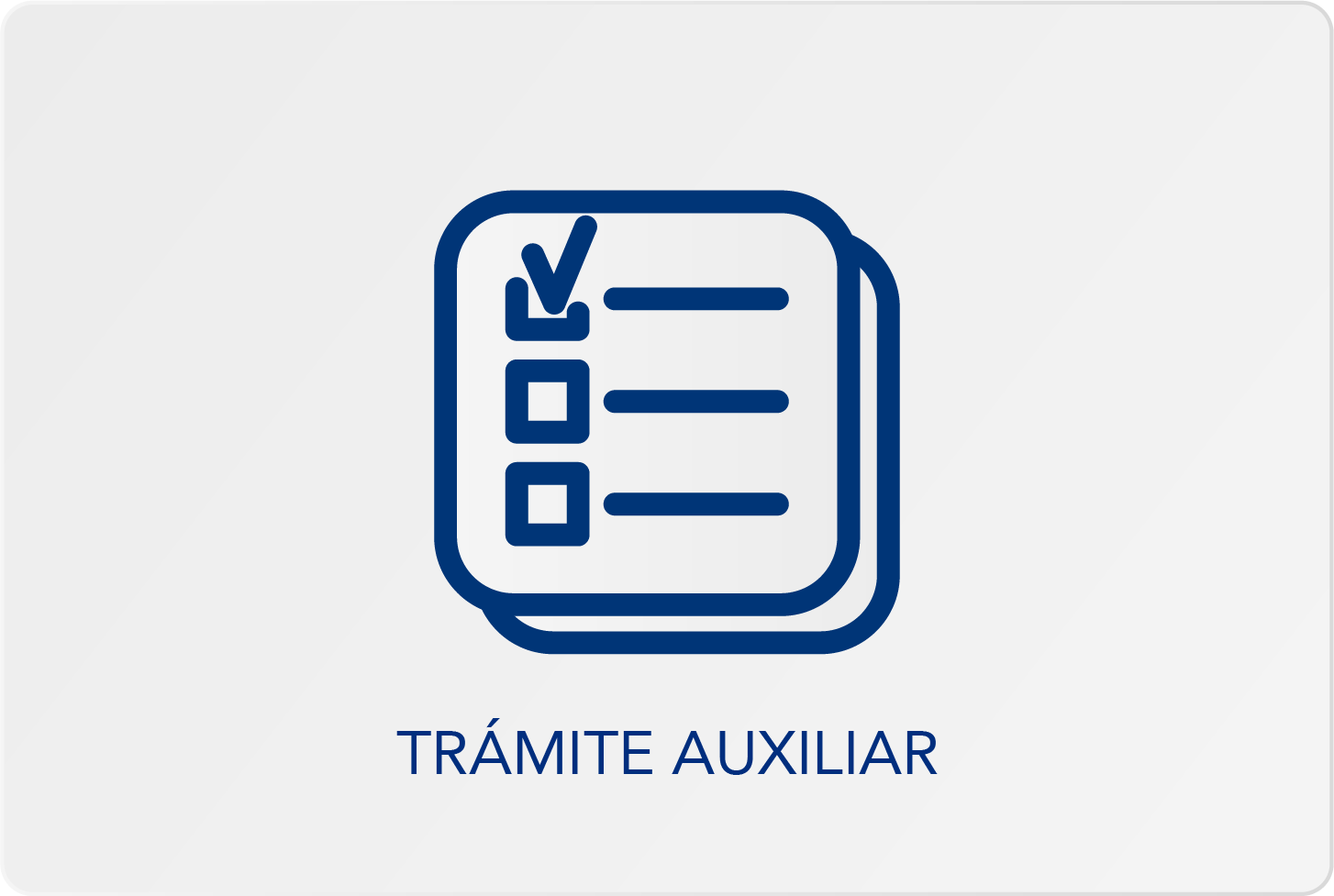 Trámite Auxiliar